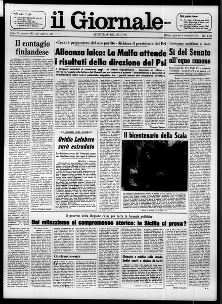 Il giornale nuovo : quotidiano del mattino